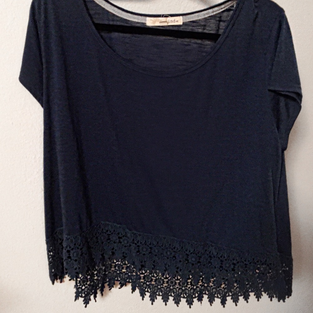 Crochet Trim T-Shirt